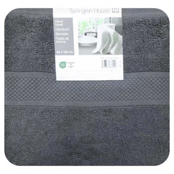 Рушник Tarrington House антрацит 50x100см