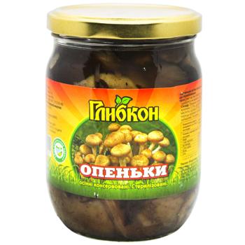 Гриби Глибкон Опеньки осінні 500г - купити, ціни на КОСМОС - фото 1