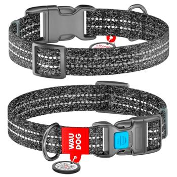 Waudog Collar for Dogs with QR Passport 1.5х25-35cm - buy, prices for - photo 1