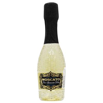 Вино ігристе Pizzolato Moscato Dolce M-Use солодке біле 6,5% 200мл - купити, ціни на Епіцентр FOOD - фото 1