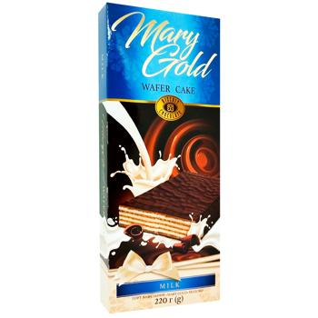 Biscuit-Chocolate Mary Gold Waffle Milk Cake 220g - buy, prices for Vostorg - photo 3