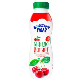 Бифидойогурт Волошкове Поле вишня 1,5% 350г - купить, цены на Таврия В - фото 1