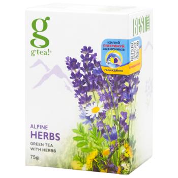 G`tea! Alpine Herbs Green Tea 75g - buy, prices for EKO Market - photo 1