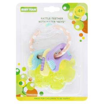 Погремушка-прорезыватель Baby Team Ключики с водой - купить, цены на NOVUS - фото 2