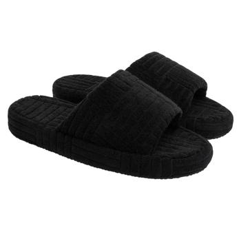 Капці домашні Twins HS жіночі махрові на платформі р.41 чорний - купити, ціни на - фото 2