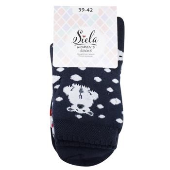 Siela Bear Classic Terry Women's Socks s.39-42 Grey