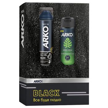 Arko Men Black Gift Set