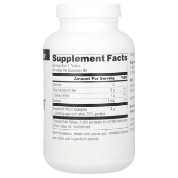 Пектин грейпфрутовий Source Naturals 240 таблеток - купити, ціни на Біотус - фото 3