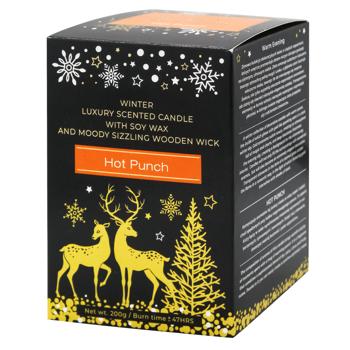 Свічка соєва ароматична Bartek Candles Mulled Wine Теплий вечір 200г - купити, ціни на Auchan - фото 4