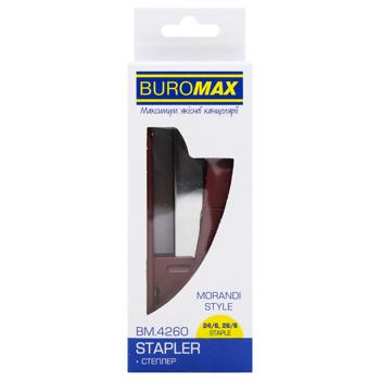 Buromax Morandi Style Burgundy Metal Stapler - buy, prices for MegaMarket - photo 3