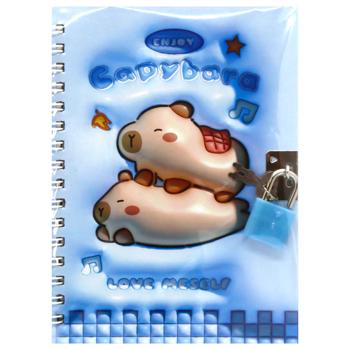 Capybara Notebook with Lock 48 sheets - buy, prices for Za Raz - photo 4