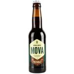 Mova Oatmeal Stout Dark Unfiltered Beer 4.9% 0.33l