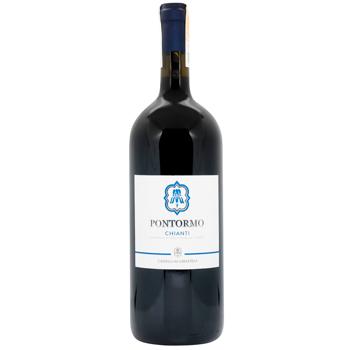 Вино Castelli Del Grevepesa Chianti Pontormo червоне сухе 13% 1,5л