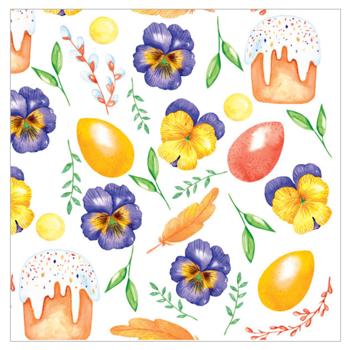 Silken Easter 2-Layer Paper Napkins 33*33cm 12pcs - buy, prices for MegaMarket - photo 2