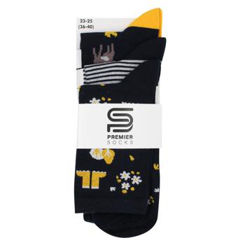 Набір шкарпеток Premier Socks Преміум Лісові мешканці жіночих р.23-25 3 пари - купити, ціни на NOVUS - фото 1