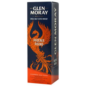 Віскі Glen Moray Phoenix Rising 40% 0,7л коробка - купить, цены на AlcoHub - фото 3