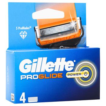 Картриджи для бритья Gillette Fusion ProGlide Power сменные 4шт - купить, цены на Auchan - фото 3