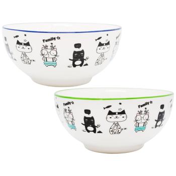Zed Cat Bowl 680ml in Assortment