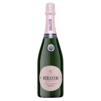 Berlucchi Cuvee Rose Pink Dry Sparkling Wine 12.5% 0.75l - buy, prices for MegaMarket - photo 1