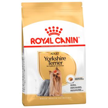 Корм сухий Royal Canin Adult з домашньою птицею для собак породи йоркширський тер'єр 7,5кг - купити, ціни на MasterZoo - фото 1