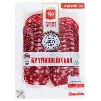 Miasna Hildiia Brunswick Sliced Raw Smoked Sausage High Grade 75g - buy, prices for Chudo Market - photo 2