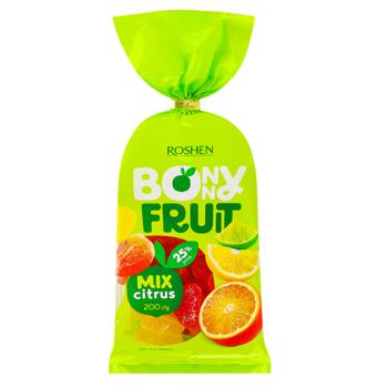 Конфеты желейные Roshen Bonny-Fruit цитрусовый микс 200г