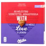 Конфеты из молочного шоколада Milka ореховая начинка 110г