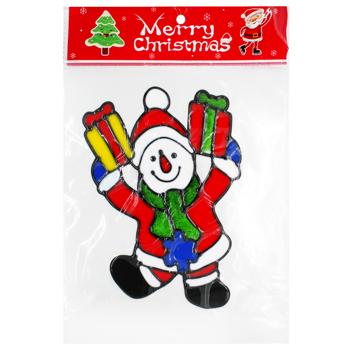 Наклейки новогодние силиконовые 20*25см - купить, цены на Таврия В - фото 3