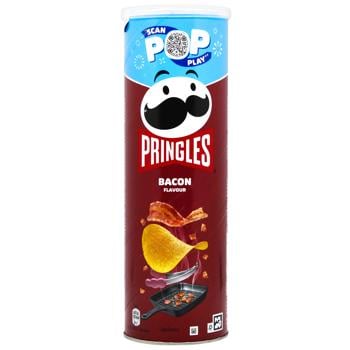 Pringles Bacon Chips 165g - buy, prices for COSMOS - photo 1