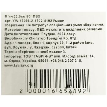 М'яч 22,5см YW-17096-2-1702 - купити, ціни на - фото 2