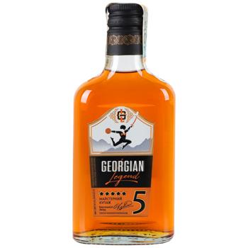 Коньяк України Georgian Legend 5 років 40% 250мл - купити, ціни на Чудо Маркет - фото 1