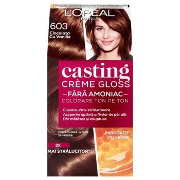 L'Oreal Paris Casting Creme Gloss 603 Chocolate with Vanilla Ammonia Free Hair Dye - buy, prices for COSMOS - photo 4