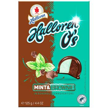 Halloren O's Mint & Brownies Candies in Chocolate Glaze 125g - buy, prices for - photo 2