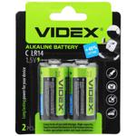 Videx Blister Card Battery LR14/C 2pcs