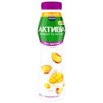 Aktivia Peach-Mango Lactose-Free Bifidoyogurt 0.8% 260g