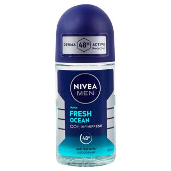 Nivea Men Fresh Ocean Roll-On Deodorant 50ml - buy, prices for NOVUS - photo 1