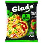 Локшина Glads Курка та соус сальса 75г