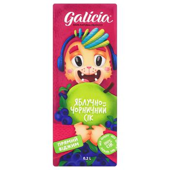 Сік Galicia яблучно-чорничний 200мл - купити, ціни на - фото 2