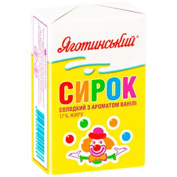 Творожок Яготинское с ванилью 17% 90г - купить, цены на КОСМОС - фото 1