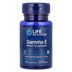 Витамин Е Life Extension Gamma E cмешанные токоферолы 60 гелевых капсул