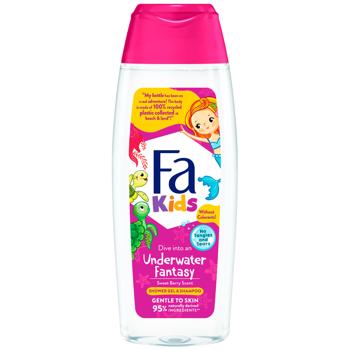 Fa Kids Sweet Berry Scent Baby Shower Gel & Shampoo 250ml - buy, prices for NOVUS - photo 3