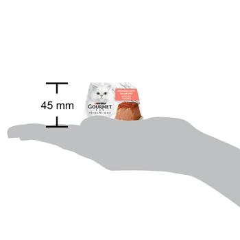 Gourmet Revelations Mousse with Salmon and Gravy Wet Food for Adult Cats 57g x 2pcs - buy, prices for COSMOS - photo 4