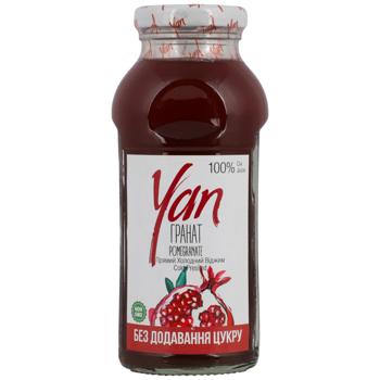Сік Yan гранатовий 250мл - купити, ціни на Епіцентр FOOD - фото 1