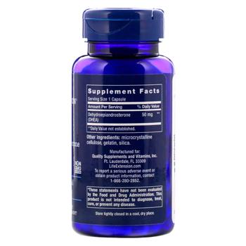 Life Extension Dehydroepiandrosterone 50mg 60 capsules - buy, prices for Biotus - photo 2