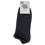 Premier Socks Men's Low Cut Ribbed Socks s.25, 27, 29 Grey
