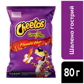 Палочки кукурузные Cheetos Безумно Острые 80г - купить, цены на КОСМОС - фото 2