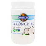 Кокосова олія першого віджиму, Coconut Oil, Garden of Life, сира, 414 мл