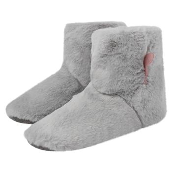 Twins Women's Fur Slipper Boots with Wings s.41 Grey