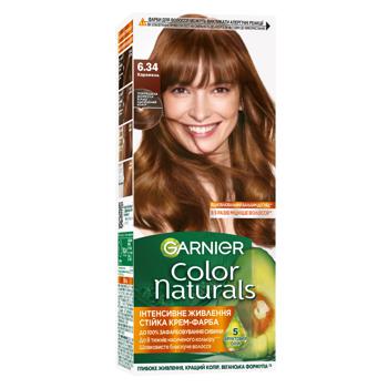 Крем-фарба для волосся Garnier Color Naturals 6.34 Карамель - купити, ціни на КОСМОС - фото 1