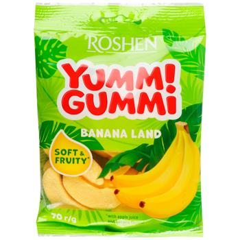 Цукерки Roshen Yummi Gummi Banana Land 70г - купити, ціни на КОСМОС - фото 1